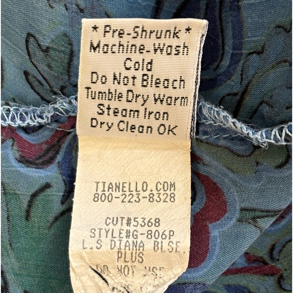 Tianello Long Sleeve Diana Blouse - Picture 8 of 8